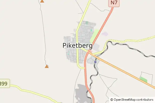 Mapa Piketberg