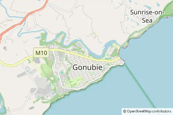 Mapa Gonubie