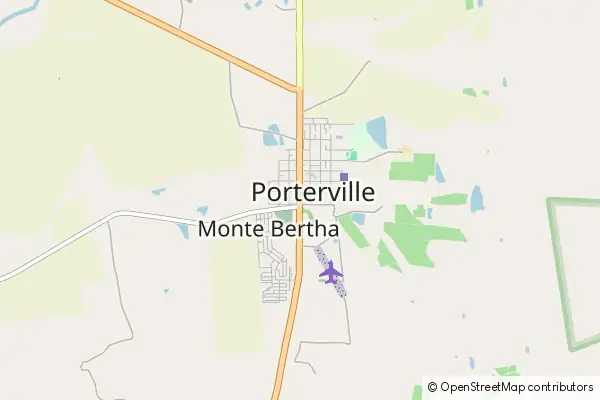 Mapa Porterville