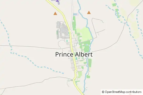 Mapa Prince Albert