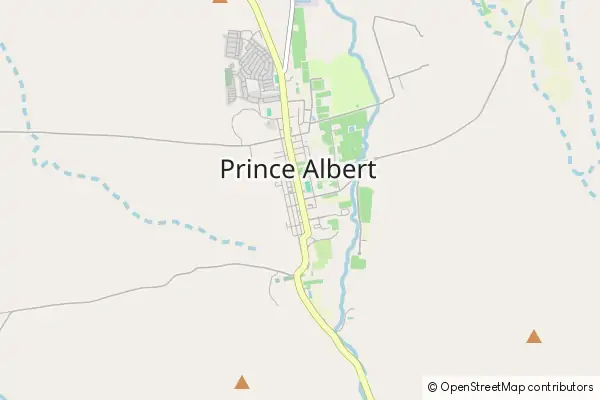 Mapa Prince Albert Municipality