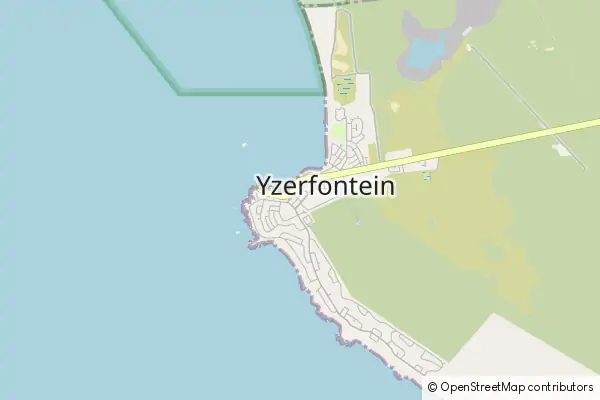 Mapa Yzerfontein