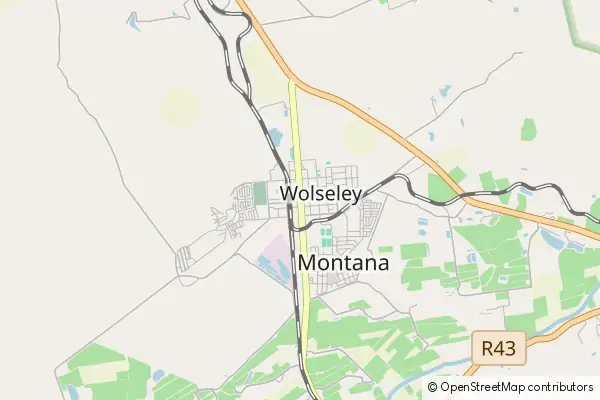 Mapa Wolseley