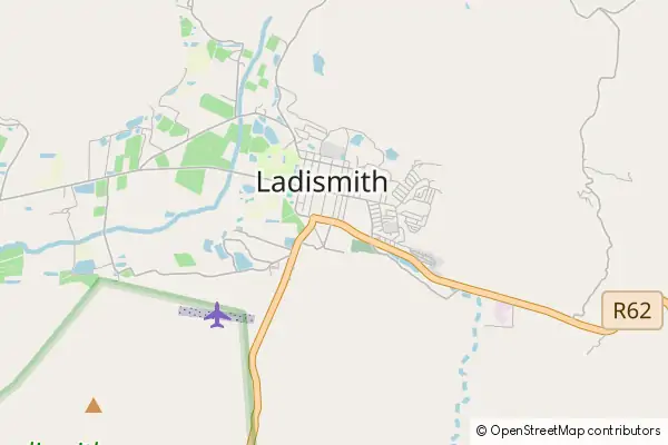 Mapa Ladismith