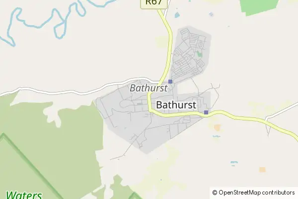 Mapa Bathurst