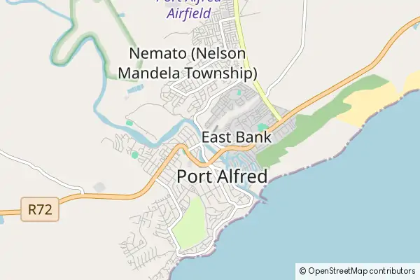 Mapa Port Alfred