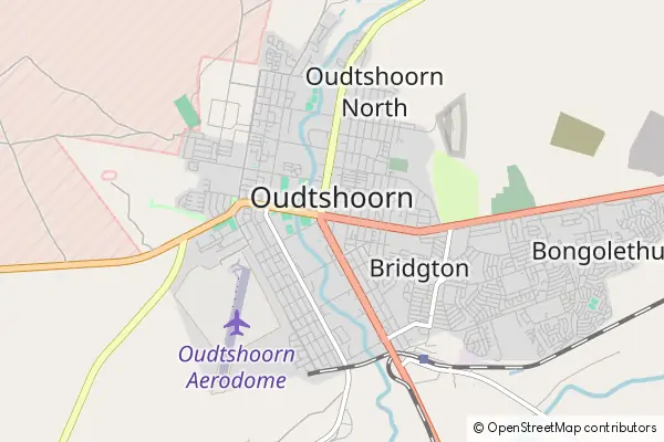 Mapa Oudtshoorn