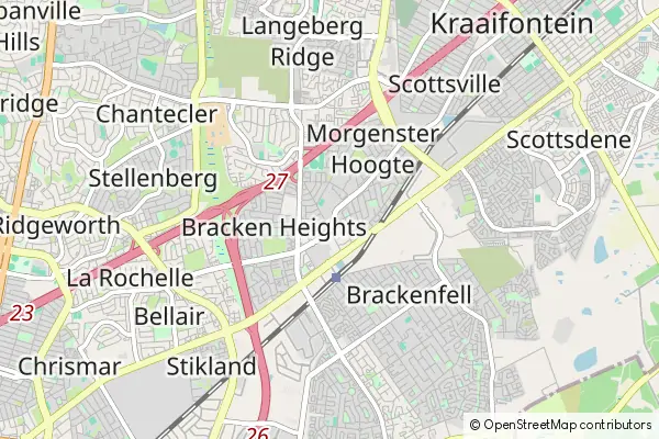 Mapa Brackenfell