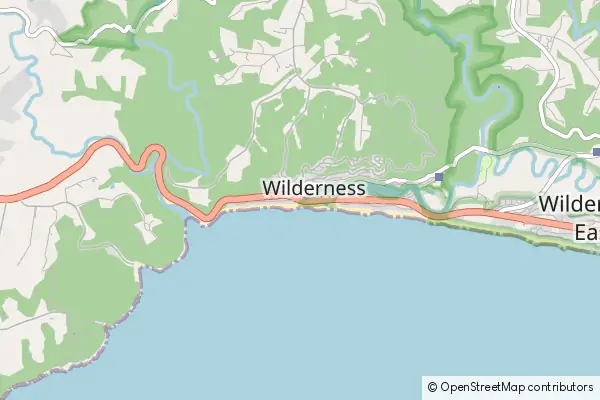 Mapa Wilderness