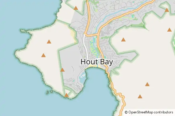 Mapa Hout Bay