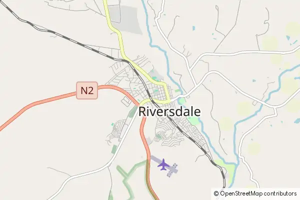 Mapa Riversdale