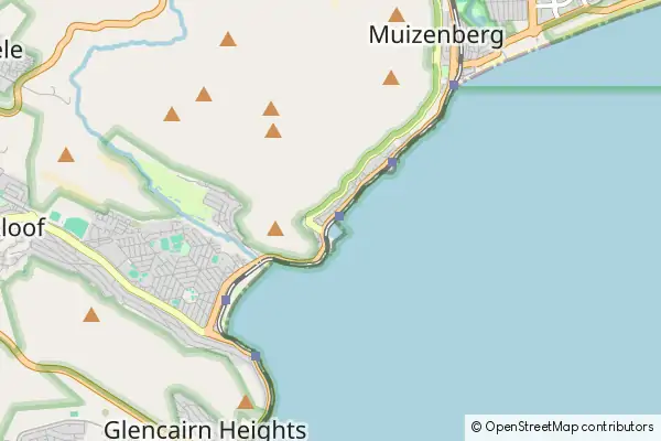 Mapa Kalk Bay