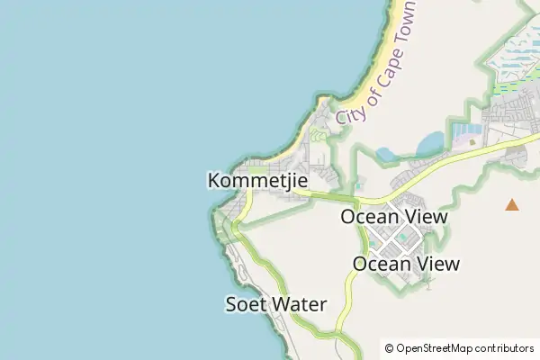 Mapa Kommetjie