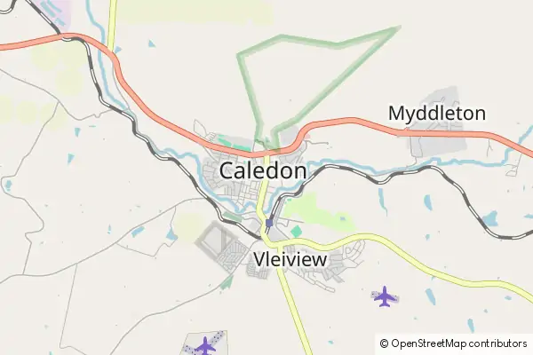 Mapa Caledon