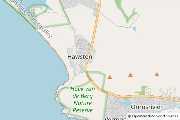 Mapa Hawston