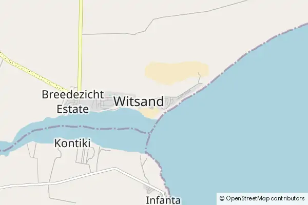 Mapa Witsand