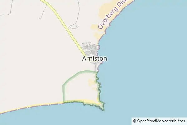 Mapa Arniston