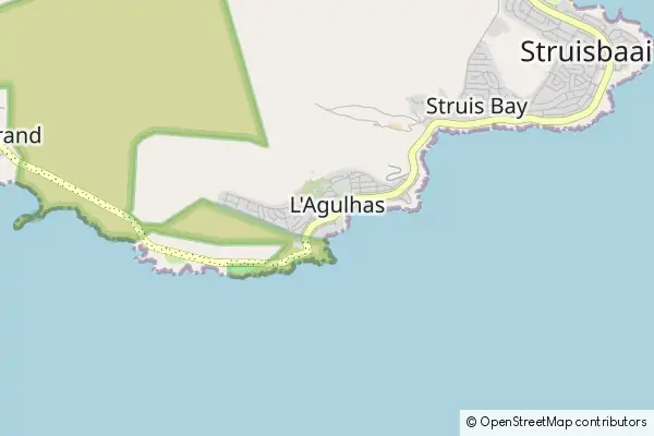 Mapa L'Agulhas