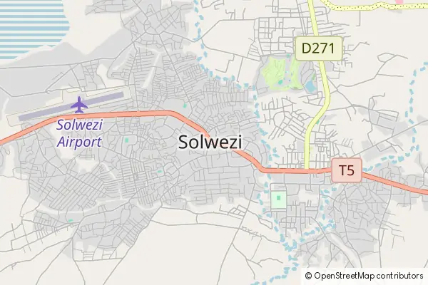 Mapa: Solwezi • © OpenStreetMap contributors Mapa Solwezi