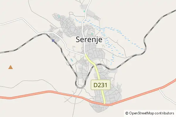 Mapa Serenje