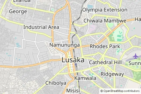 Mapa Park Narodowy North Luangwa