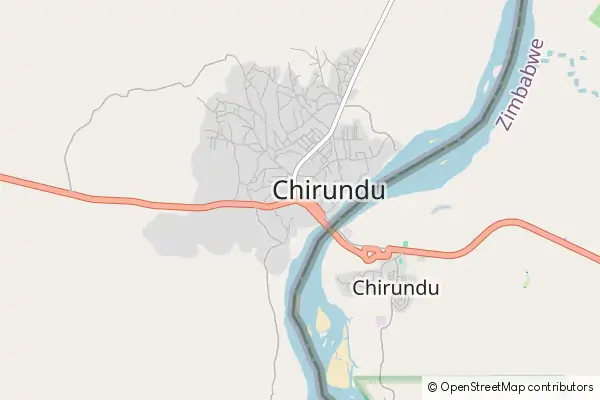 Mapa Chirundu