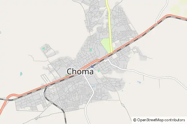 Mapa: Choma • © OpenStreetMap contributors Mapa Choma
