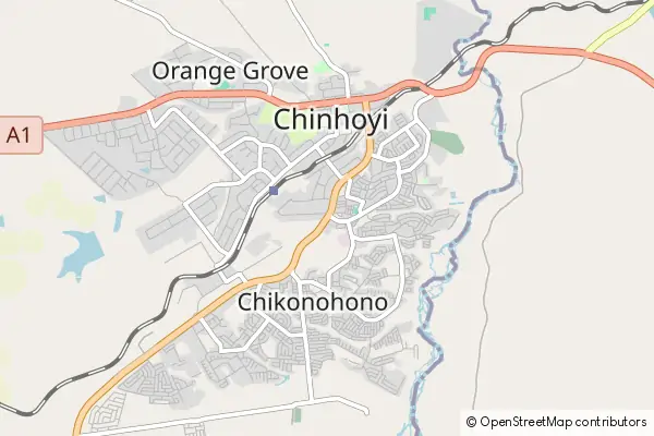 Mapa Chinhoyi