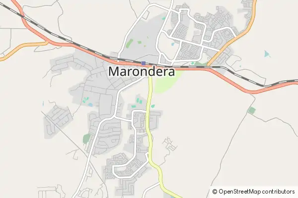 Mapa Marondera