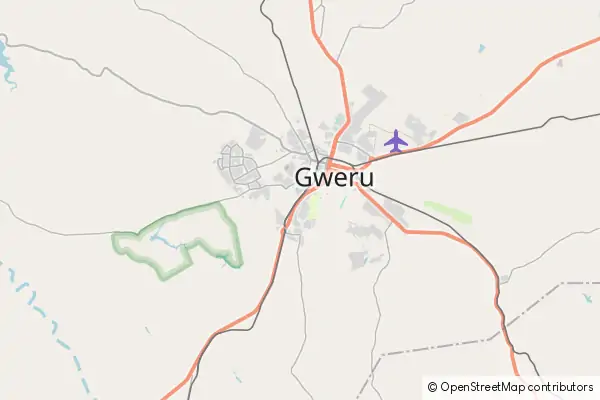 Mapa Gweru