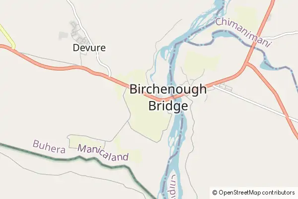 Mapa Birchenough Bridge